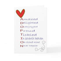 Adoption greeting card