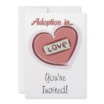 Adoption is Love Custom Invitations