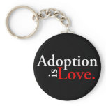 Adoption Is Love Keychain