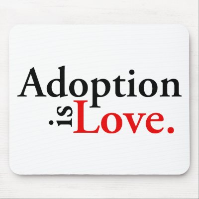 Adoption Is Love Mousepads by babyfactory