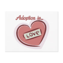 Adoption is Love Postcard