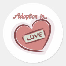 Adoption is Love Sticker