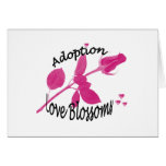 Adoption Love Blossoms Card cards