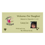 Adoption Love Blossoms Photo Card