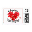Adoption LOVE Blossoms Postage Stamps