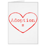 Adoption = Love Card