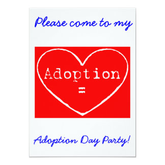 Adoption Party Invitations &amp; Announcements | Zazzle