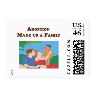 Adoption Made us a Family stamp
