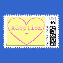 adoption = pink stamps