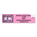 Adoption really IS about LOVE! Bumper Stickers