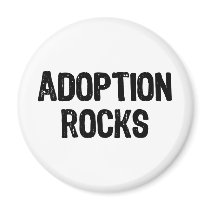 Adoption Rocks magnets by LabelMeHappy Adoption Rocks magnets