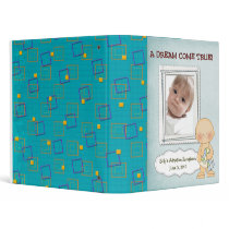 adoption scrapbook/ photo album. binders
