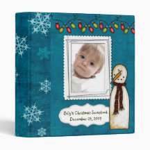 adoption scrapbook/ photo album. vinyl binder