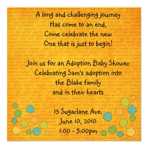 adoption shower invitation