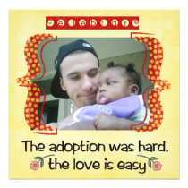 adoption shower invitation invitations