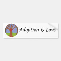 Adoption Tree Bumper Sticker