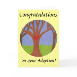 Adoption Tree Congratulations on your Adoption! cards