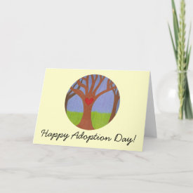 Adoption Tree Happy Adoption Day! Card