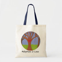 Adoption Tree Tote Bag