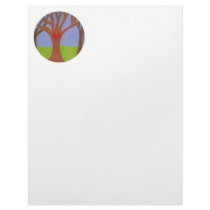 Adoption Tree with Heart Letterhead