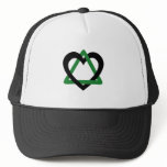 Adoption Triangle Black Green Trucker Hat