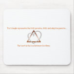 Adoption Triangle Mouse Pads