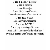 Adoptive mother's answers to the ink blot test t-shirts by DBroscious458 Adoptive mother's answers to the ink blot test t-shirts