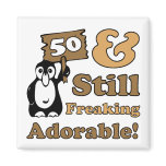 Adorable 50th Birthday Refrigerator Magnets