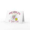 Adorable 5th Birthday Gifts cards by DesignsOutOfMind Adorable 5th Birthday Gifts cards