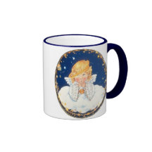 Adorable-angel, on a ringer mug