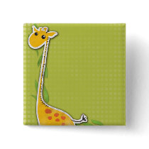 adorable baby giraffe background buttons
