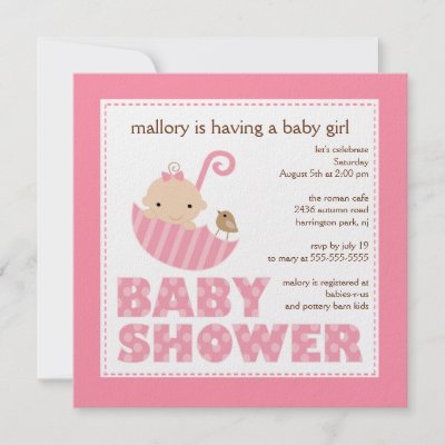 Adorable Baby Shower Invitations on Adorable Baby Umbrella Baby Shower Invitation By Celebrateitinvites