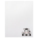 adorable baby zebra leaning with text customized letterhead