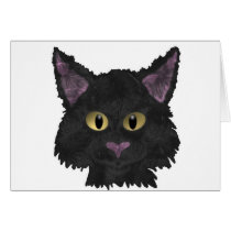 Adorable black cat cards by Ceyzpurplestang Adorable black cat cards