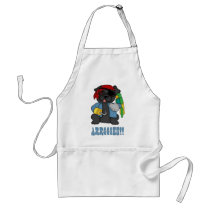 Adorable Black Pug Pirate Costume Tees, Gifts Apron