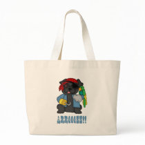 Adorable Black Pug Pirate Costume Tees, Gifts Bag