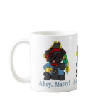 Adorable Black Pug Pirate Costume Tees, Gifts Mugs