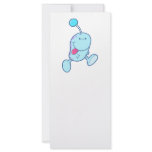 adorable blue goofball monster rack cards