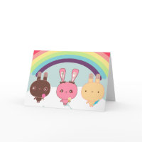 Adorable Bunny Card card