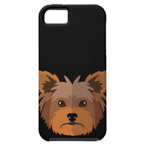 Adorable Cartoon Yorkshire Terrier, Yorkie iPhone 5 Cover