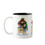 Adorable Customizable Fawn Pug Pirate Tees Coffee Mugs