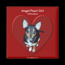Adorable Cute Angel Pearl Girl Heart magnets by mickeyelvis128 Adorable Cute Angel Pearl Girl Heart magnets