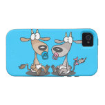 adorable cute baby kids goatlings goats cartoon iPhone 4 case