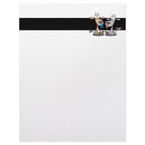 adorable cute baby kids goatlings goats cartoon letterhead
