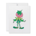 adorable cute berry elf character personalized invites