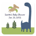 Adorable Dino/Dinosaur 3 Stickers/Envelope Seals