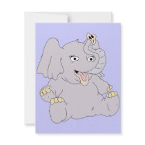 Adorable Elephant invitations