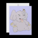 Adorable Elephant invitations