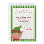ADORABLE ELF Elves Holiday Christmas Red/Green Announcements