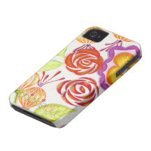 Adorable, flowered iPhone 4/4s case iPhone 4 Case-Mate Cases